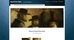 Desktop Screenshot of originalmasterworks.com