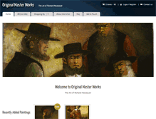 Tablet Screenshot of originalmasterworks.com